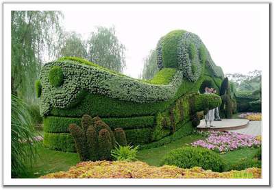 漂亮的立體園林藝術