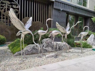 仿真仙鶴雕塑地址